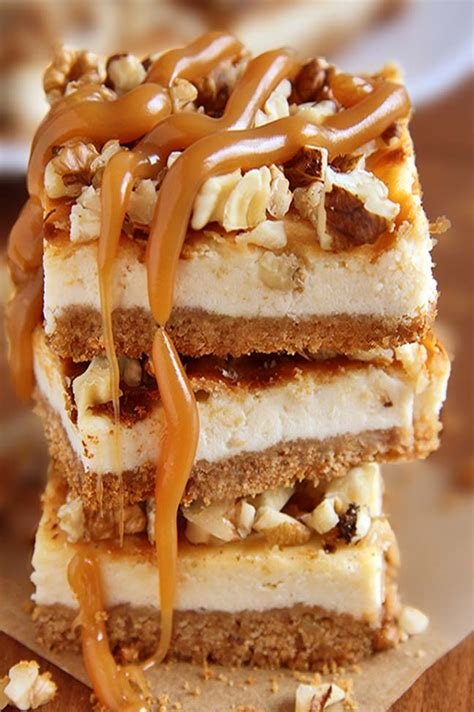 Caramel Cheesecake Bars A Sweet Delight