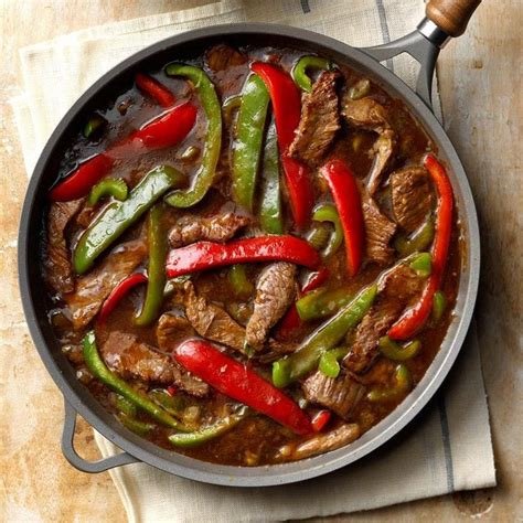 Slow Cooker Pepper Steak with Mushrooms A Taste of Heaven