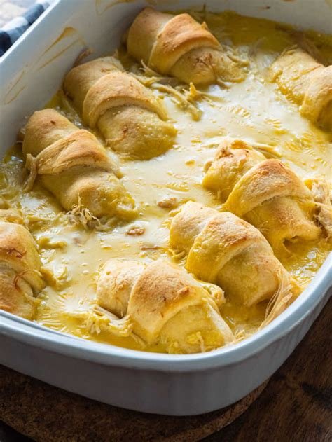 The Best Chicken Crescent Roll Ups Recipe