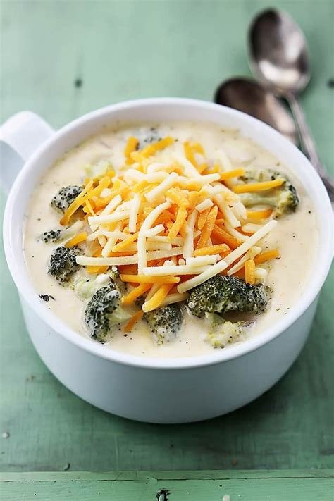 Broccoli Cheese Soup Slow Cooker Comfort Food
